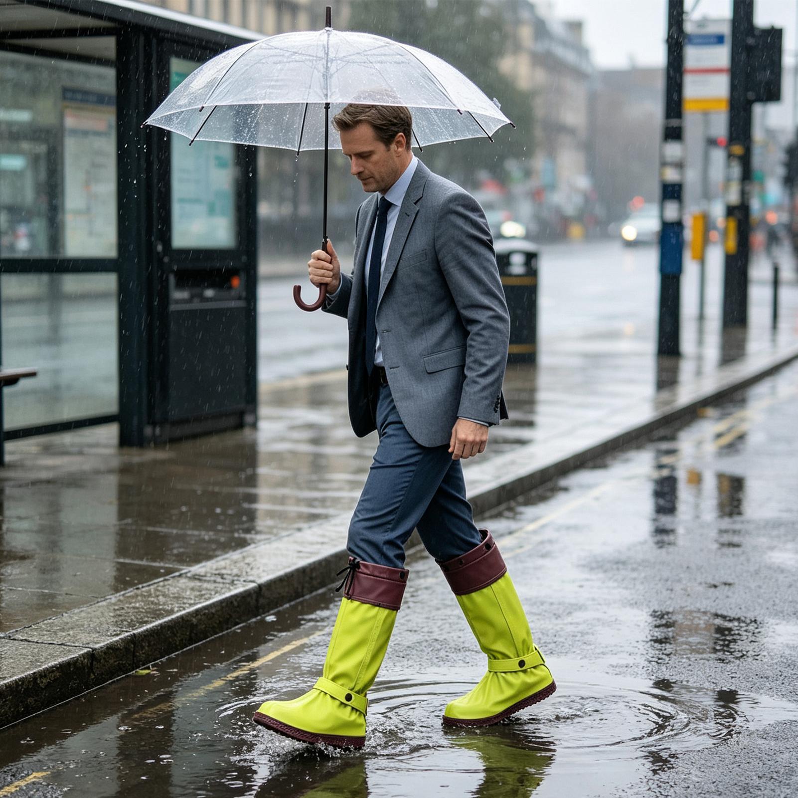 Rain Shoe Covers Zipper Reusab - Cycling Commute In Rain recension och pris