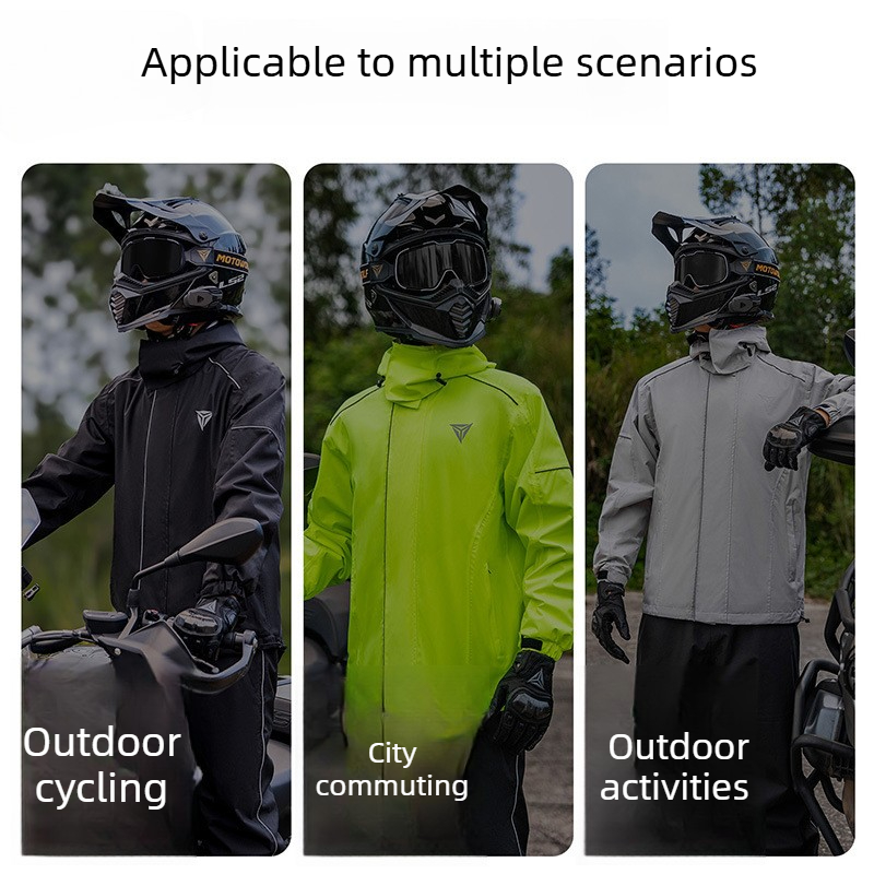 Motorcycle Rain Suit Waterproo - Cycling Commute In Rain recension och pris
